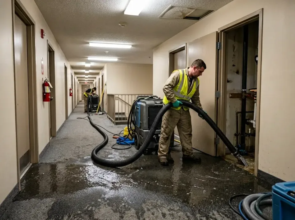multi-unit-apartment-hallway-f-005 — frequently asked questions, Emergency Burst Pipe Water Extraction & Removal in Kirkland…
